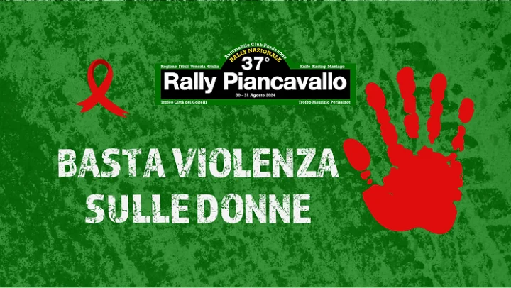 IL RALLY DEL PIANCAVALLO A SOSTEGNO DELLA LOTTA CONTRO LA VIOLENZA SULLE DONNE IN RICORDO DI GIULIA CECCHETTIN